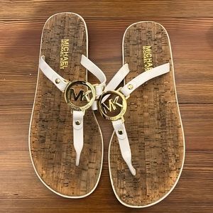 MK cork sandals
